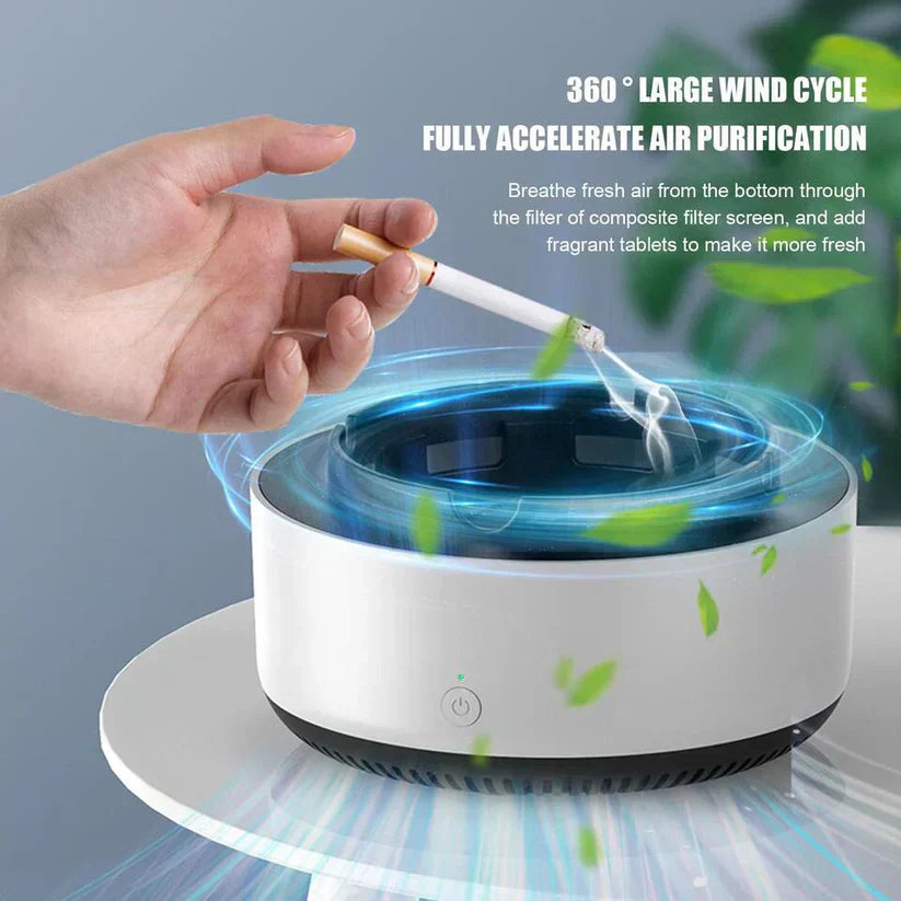 Smart Smoke Suckion Ashtray ( Hot Selling in Pakistan️🔥 )
