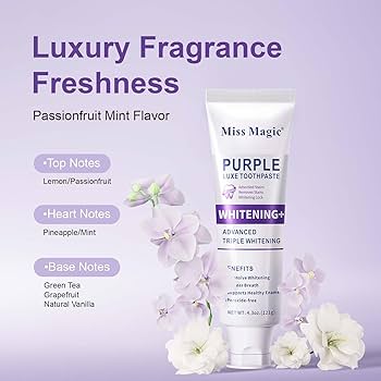 Miss Magic Purple Luxe Whitening Toothpaste